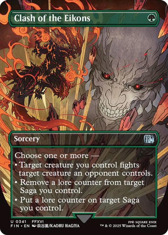 Clash of the Eikons (Borderless) (Foil)